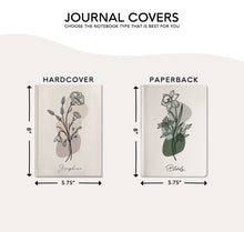 Load image into Gallery viewer, Birth Month Flower Custom Notebook