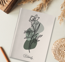Load image into Gallery viewer, Birth Month Flower Custom Notebook