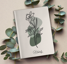 Load image into Gallery viewer, Birth Month Flower Custom Notebook