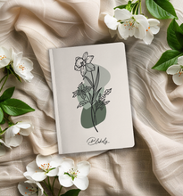 Load image into Gallery viewer, Birth Month Flower Custom Notebook