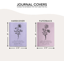 Load image into Gallery viewer, Birth Month Flower Custom Journal