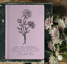 Load image into Gallery viewer, Birth Month Flower Custom Journal