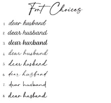 Load image into Gallery viewer, Dear Husband - All The Things I Wish I Could Tell You