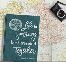 Load image into Gallery viewer, Life is a Journey - Couples Notebook