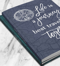 Load image into Gallery viewer, Life is a Journey - Couples Notebook