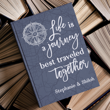 Load image into Gallery viewer, Life is a Journey - Couples Notebook