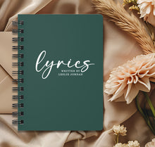 Load image into Gallery viewer, Lyrics - Custom Notebook