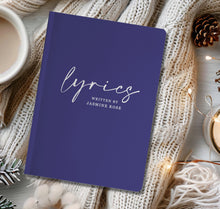 Load image into Gallery viewer, Lyrics - Custom Notebook