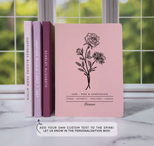 Load image into Gallery viewer, Birth Month Flower Custom Journal