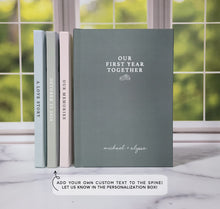 Load image into Gallery viewer, Our First Year Together - Personalized Couple Notebook