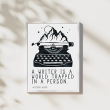Load image into Gallery viewer, Writer Is A World Art Print