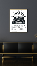 Load image into Gallery viewer, Writer Is A World Art Print