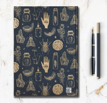 Load image into Gallery viewer, Spiritual Journal Witch Craft Magic Book Witchy Shroom Moon Intention Journal Spell Rituals Crystal Stone Manifestation Notebook Shadow Work