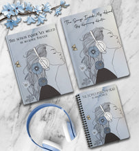 Load image into Gallery viewer, Personalized Songwriters Notebook Custom Woman Musician Writer Journal Writing Music Lyric Song Diary Songwriting Journal Lyrical Notebook