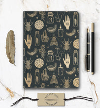 Load image into Gallery viewer, Spiritual Journal Witch Craft Magic Book Witchy Shroom Moon Intention Journal Spell Rituals Crystal Stone Manifestation Notebook Shadow Work