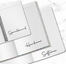 Load image into Gallery viewer, Rainbow Hearts Personalized Notebook Custom Kids Journal Customized Cute Dream Diary Girls School Work Notebook Birthday Gift for Daughter