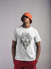 Load image into Gallery viewer, Wolf TShirt Bohemian Wolves Tee Wolverine Wildlife Animal Lover Gift for Boyfriend Dad Adventure Nature Outdoor Hiking Clothing Boho T Shirt