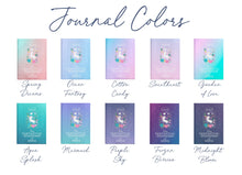 Load image into Gallery viewer, Unicorn Journal Personalized Kids Notebook Custom Girls Dream Diary Customized Fantasy Adventure Journal for Daughters Niece Birthday Gift