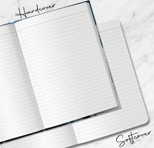 Load image into Gallery viewer, Spiritual Yoga Personalized Name Journal Meditation Notebook Custom Words On Spine Moon Phase Dream Journal Daily Writing Book Gift For Yogi