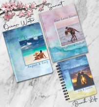 Load image into Gallery viewer, Our Love Story Personalized Couple Notebook Custom Boyfriend Girlfriend Photo Journal Customized Love Letter Wedding Gift for Husband Wife