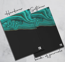 Load image into Gallery viewer, Personalized Marble Notebook Custom Name Journal Customized Dream Poetry Journal Unique Daily Writing Notebook Minimalist Name Journal