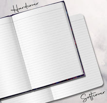 Load image into Gallery viewer, Personalized Marble Notebook Custom Name Journal Abstract Poetry Journal Unique Daily Writing Dream Diary Minimalist Gratitude Notebook