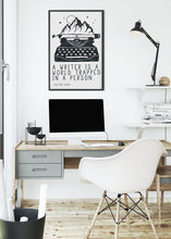 Load image into Gallery viewer, Writer Is A World Art Print