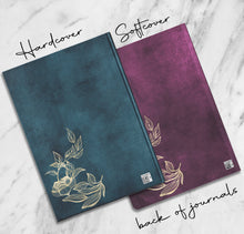 Load image into Gallery viewer, Spiritual Moth Personalized Notebook Custom Dream Journal Mystical Manifestation Journal Third Eye Shadow Book Mythology Witchy Gift for Her