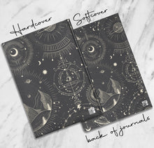 Load image into Gallery viewer, Space Mountain Journal Moon Dream Diary Universe Planet Travel Notebook Celestial Forest Adventure Journal Magical Spiritual Witchy Book