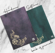 Load image into Gallery viewer, Spiritual Hamsa Hand Personalized Spell Notebook Custom Book of Shadows Customized Magical Evil Eye Journal Witchy Manifestation Journal