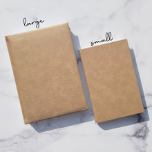 Load image into Gallery viewer, Winnie The Pooh Braver Stronger Personalized Leatherette Notebook Inspirational Motivational Quote Custom Kid Notebook