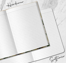 Load image into Gallery viewer, Sunflower Personalized Garden Notebook Custom Flower Growing Journal Customized Name Notebook Botanical Outdoor Travel Journal Floral Book