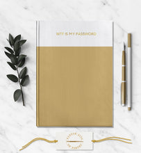 Load image into Gallery viewer, Passwords Personalized Notes Notebook Custom Name Journal Customized Writing Ideas Notebook Daily Poetry Journal Podcast Travel Notebook