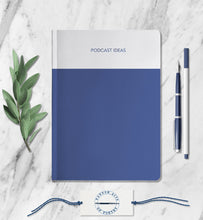 Load image into Gallery viewer, Thoughts Personalized Quote Notebook Custom Name Journal Customized Daily Writing Notebook Aesthetic Poetry Journal Simple Travel Notebook