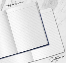 Load image into Gallery viewer, Thoughts Personalized Quote Notebook Custom Name Journal Customized Daily Writing Notebook Aesthetic Poetry Journal Simple Travel Notebook