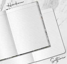 Load image into Gallery viewer, Tropical Personalized Name Notebook Custom Boho Giraffe Journal Customized Simple Botanical Diary Floral Travel Dream Journal Daily Writing