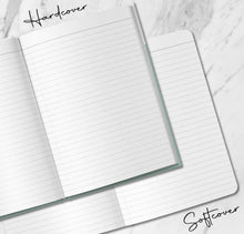 Load image into Gallery viewer, My Thoughts Personalized Notebook Custom Name Notebook Customized Daily Writing Journal Self Care Ideas Notebook Minimalist Research Journal