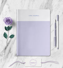 Load image into Gallery viewer, Songwriting Personalized Lyrical Notebook Custom Lyric Journal Customized Song Writing Ideas Notebook Music Notes Journal Gift for Musician