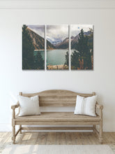 Load image into Gallery viewer, Mountain River Scenery Wall Art Nature Canvas Outdoor Adventure Landscape Real Photography Home Art Bedroom Office Summer Winter Wall Decor