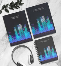 Load image into Gallery viewer, Personalized Music Journal Custom Songwriters Notebook Musician Song Diary Lyrical Writer Journal Writing Music Notebook Songwriting Journal