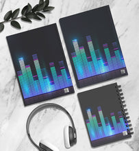 Load image into Gallery viewer, Personalized Music Journal Custom Songwriters Notebook Musician Song Diary Lyrical Writer Journal Writing Music Notebook Songwriting Journal