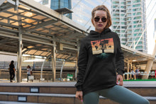 Load image into Gallery viewer, Tree of Life Map Hoodie Boho Retro Rainbow Sweatshirt Trendy Tree Nature Hoodie Outdoor Adventure Hiking Hoodie World Map Tree Yoga Hoodie