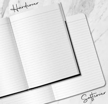 Load image into Gallery viewer, Small Business Personalized Notebook Custom Work Journal Customized Daily Ideas Notebook Aesthetic Travel Notebook Entrepreneur Journal