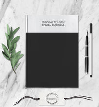 Load image into Gallery viewer, Small Business Personalized Notebook Custom Work Journal Customized Daily Ideas Notebook Aesthetic Travel Notebook Entrepreneur Journal