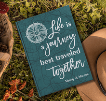 Load image into Gallery viewer, Life is a Journey - Couples Notebook
