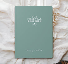 Load image into Gallery viewer, Our First Year Together - Personalized Couple Notebook
