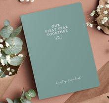 Load image into Gallery viewer, Our First Year Together - Personalized Couple Notebook
