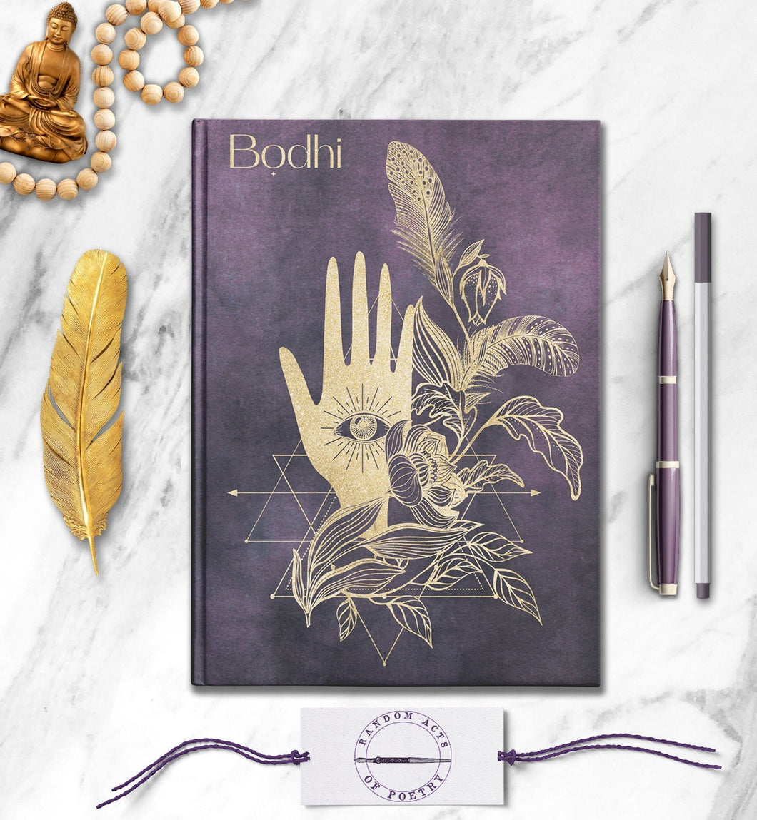 Spiritual Hamsa Hand Personalized Spell Notebook Custom Book of Shadows Customized Magical Evil Eye Journal Witchy Manifestation Journal