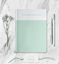 Load image into Gallery viewer, My Thoughts Personalized Notebook Custom Name Notebook Customized Daily Writing Journal Self Care Ideas Notebook Minimalist Research Journal
