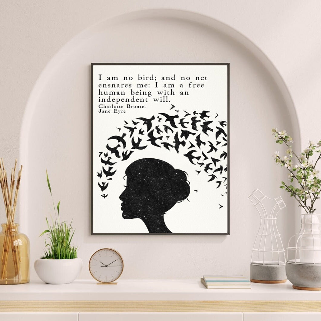 I Am No Bird Art Print